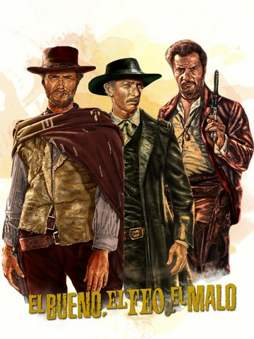 Póster de El bueno, el feo y el malo